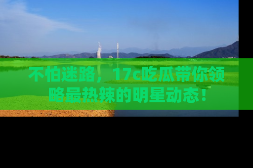 不怕迷路，17c吃瓜带你领略最热辣的明星动态！