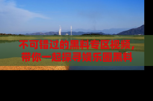 不可错过的黑料专区视频，带你一起探寻娱乐圈黑料
