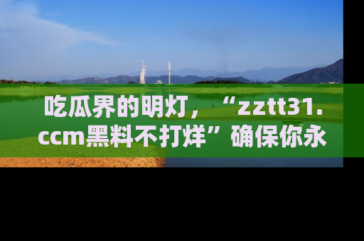 吃瓜界的明灯，“zztt31.ccm黑料不打烊”确保你永不迷路！