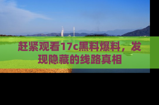 赶紧观看17c黑料爆料，发现隐藏的线路真相