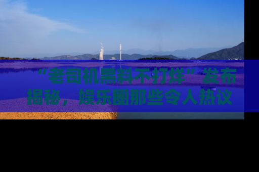 “老司机黑料不打烊”发布揭秘，娱乐圈那些令人热议的黑暗秘密！