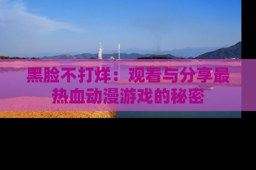 黑脸不打烊：观看与分享最热血动漫游戏的秘密