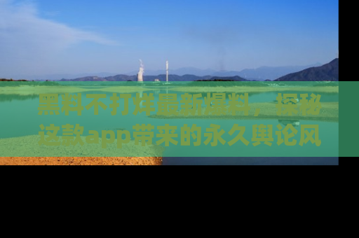 黑料不打烊最新爆料，探秘这款app带来的永久舆论风暴