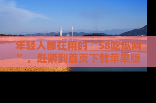 年轻人都在用的“58吃瓜网”，赶紧到首页下载苹果版吧！